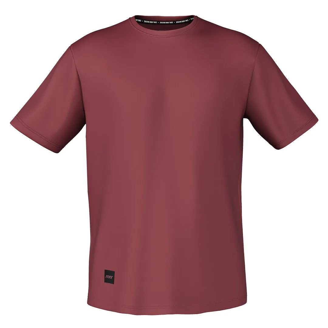 Men's Running Tee- Cabernet sold by rnnr