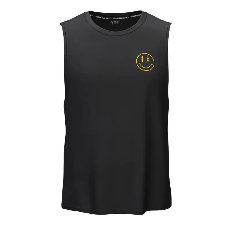 Men's Muscle Tee- Jet Black sold by rnnr