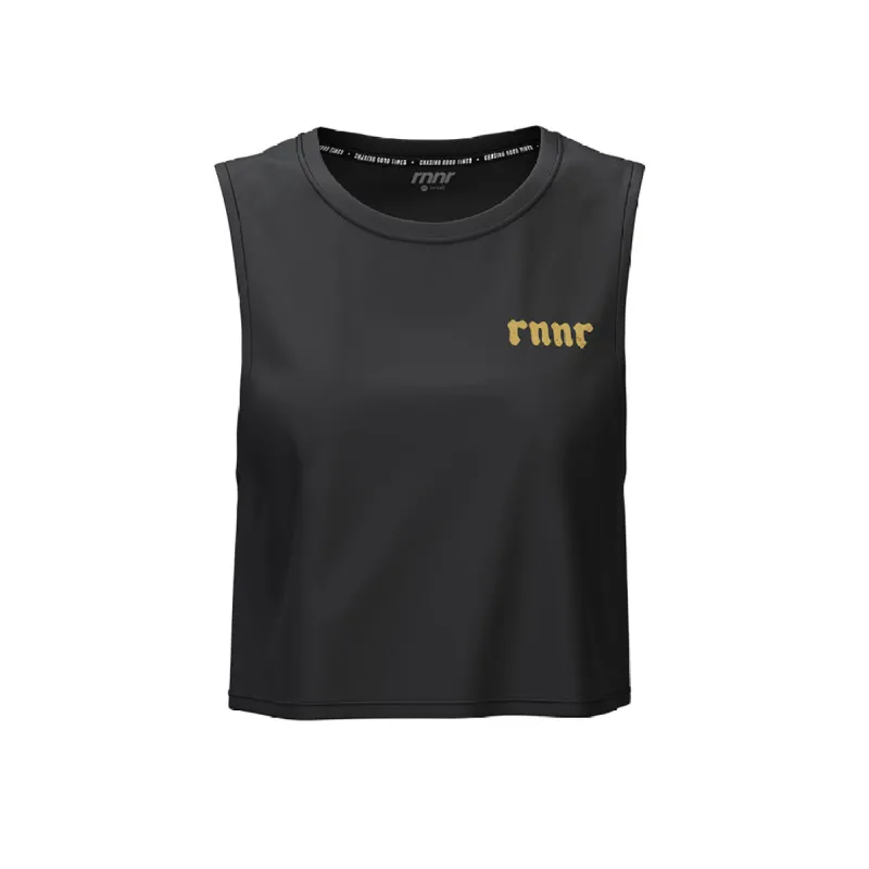 Women's Muscle Tee: Jet Black sold by rnnr