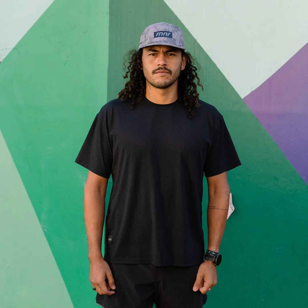 Men's Running Tee- Black sold by rnnr product image thumbnail 2