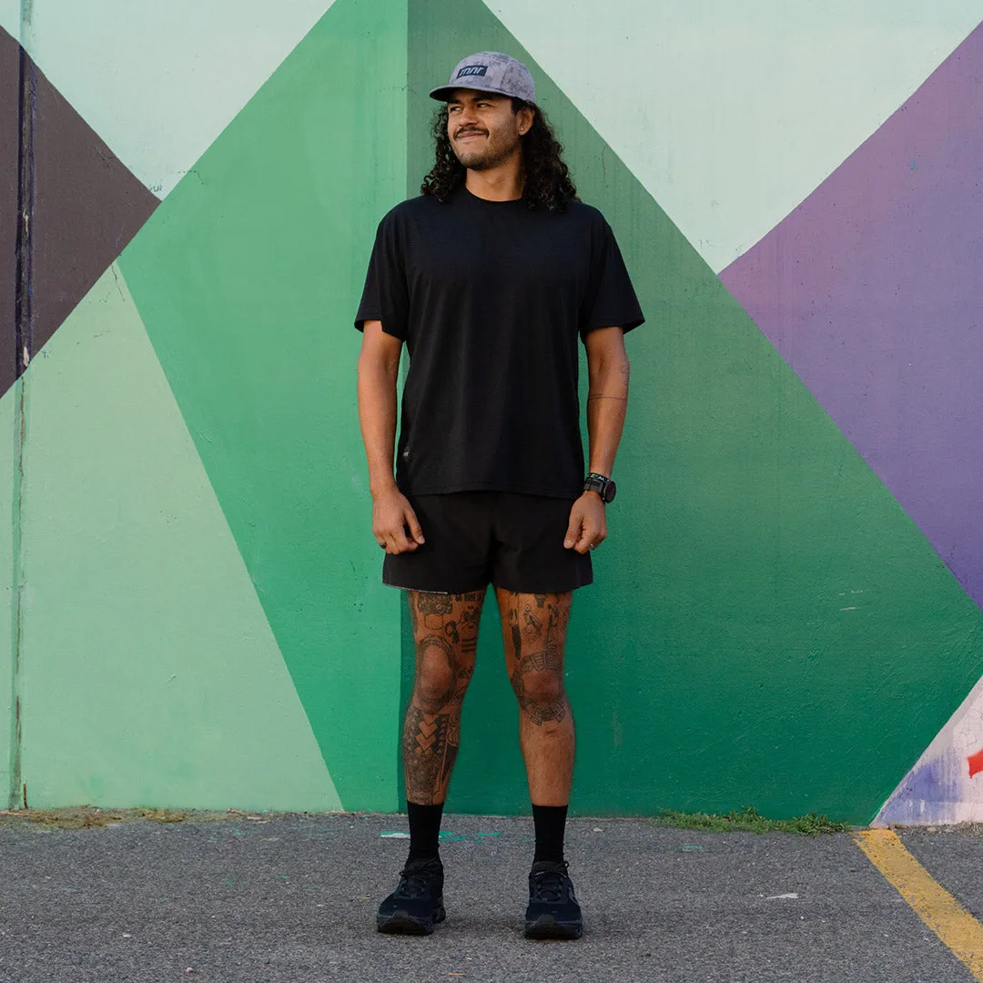 Men's Running Tee- Black sold by rnnr product image thumbnail 3