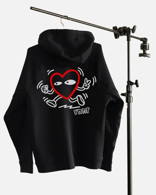 Heavyweight Hoodie- Run Love sold by rnnr