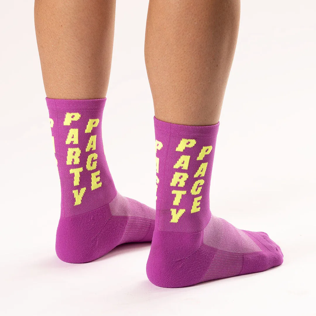 Marathon Crew Sock- Party Pace Purple sold by rnnr product image thumbnail 2