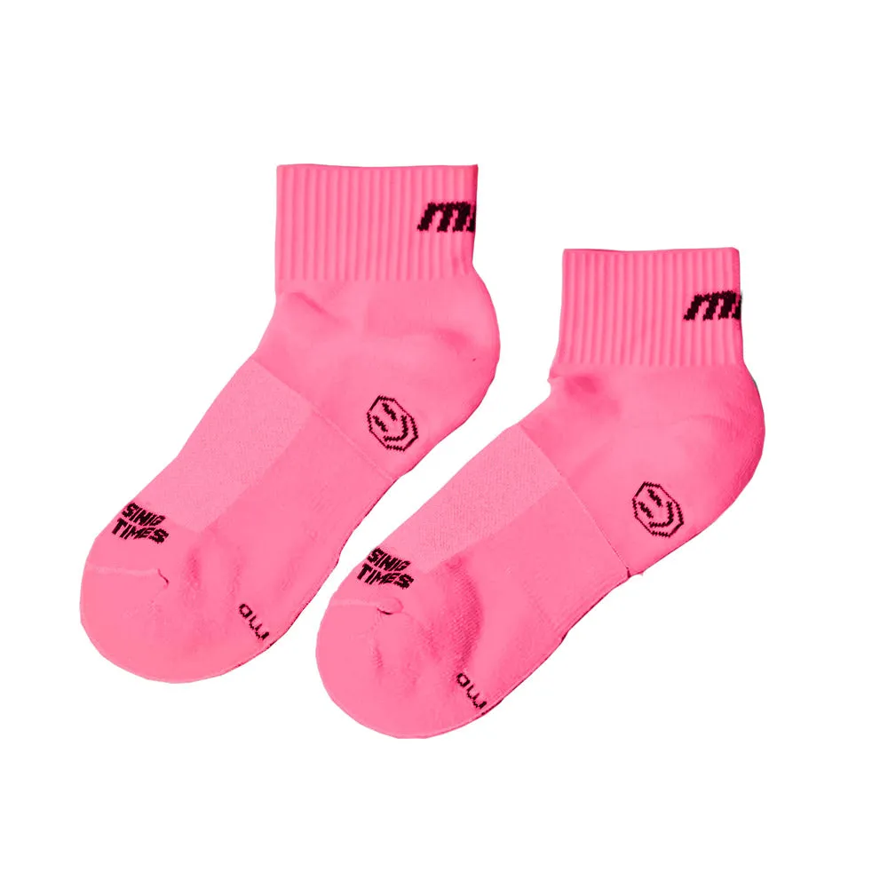 Quarter Crew Sock- Basic Pink sold by rnnr