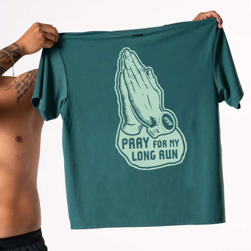 Men's Running Tee- Pray For My Long Run sold by rnnr