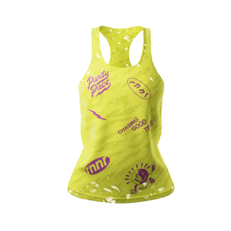 All Out Singlet Women's- Party Pace World Tour sold by rnnr