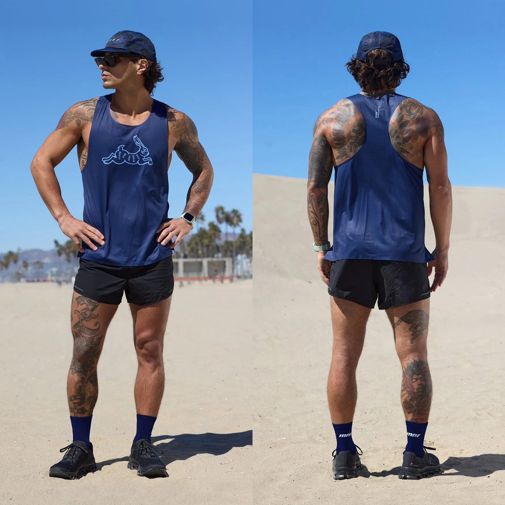 AeroFly Singlet Mens-Midnight sold by rnnr product image thumbnail 4