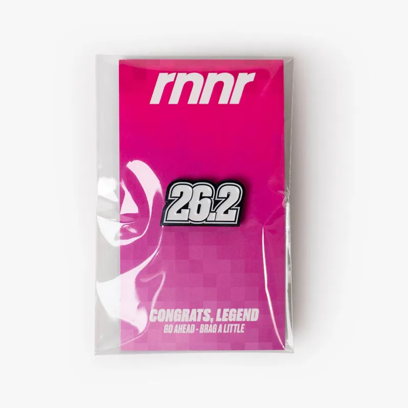 Distance Enamel Pin 26.2 sold by rnnr