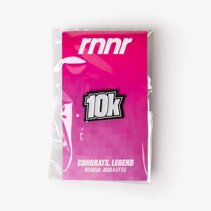 Distance Enamel Pin 10k sold by rnnr