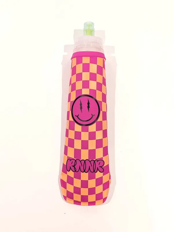 Soft Flask Bottle- Checkered Pink 2 PACK sold by rnnr