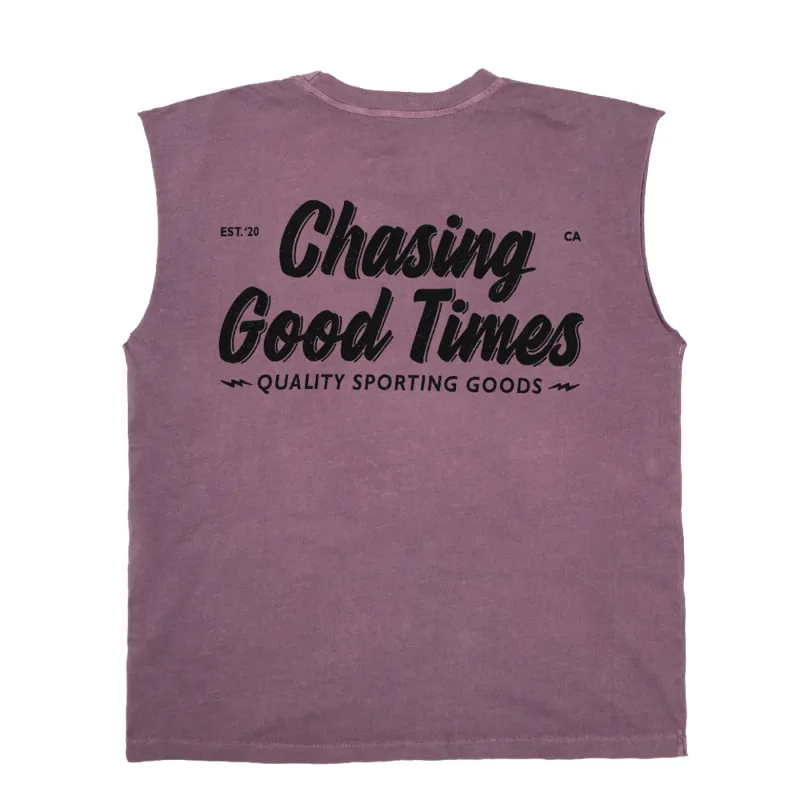 Muscle Tee- Chasing Good Times made by rnnr