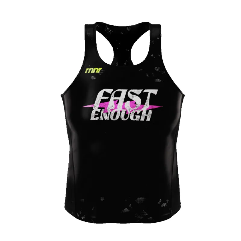 All Out Singlet Women's CROPPED- Fast Enough sold by rnnr