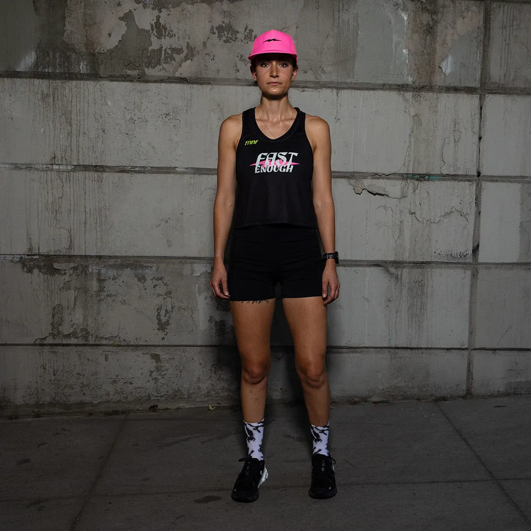 All Out Singlet Women's CROPPED- Fast Enough sold by rnnr product image thumbnail 3