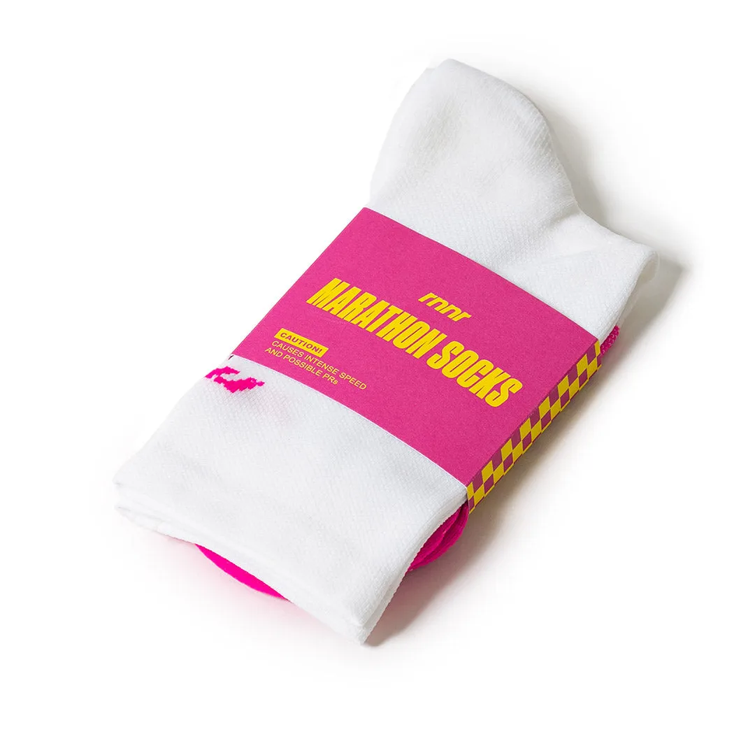 Marathon Crew Sock: Freshman White sold by rnnr product image thumbnail 4