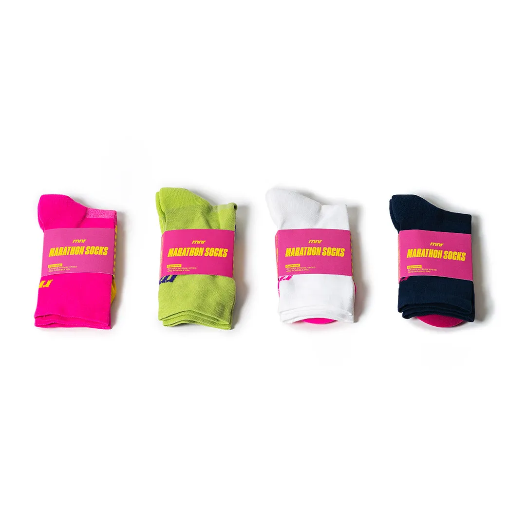 Marathon Crew Sock: Freshman White sold by rnnr product image thumbnail 5