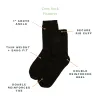 Organic Cotton Crew Sock in Lunar 3-Pack sold by Knickey