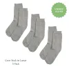 Organic Cotton Crew Sock in Lunar 3-Pack sold by Knickey