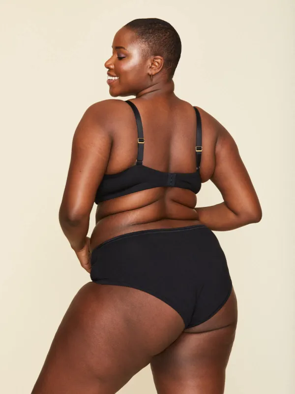 Organic Cotton Mid-Rise Hipster sold by Knickey