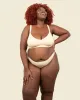Organic Cotton Low-Rise Thong in Wheat 3-Pack sold by Knickey