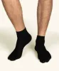 Organic Cotton Quarter Sock in Carbon 3-Pack sold by Knickey