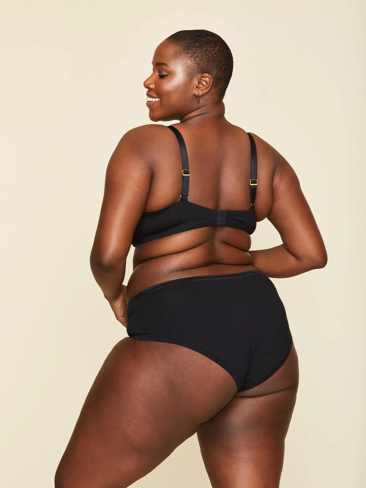 Organic Cotton Mid-Rise Hipster in Carbon Multi-Pack sold by Knickey product image thumbnail 5