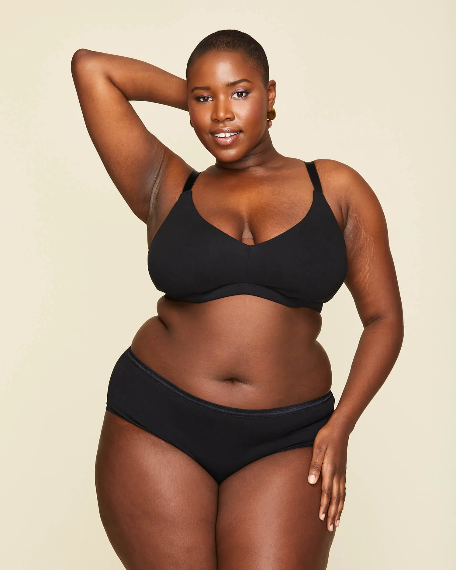 Organic Cotton Mid-Rise Hipster in Carbon Multi-Pack sold by Knickey product image thumbnail 2