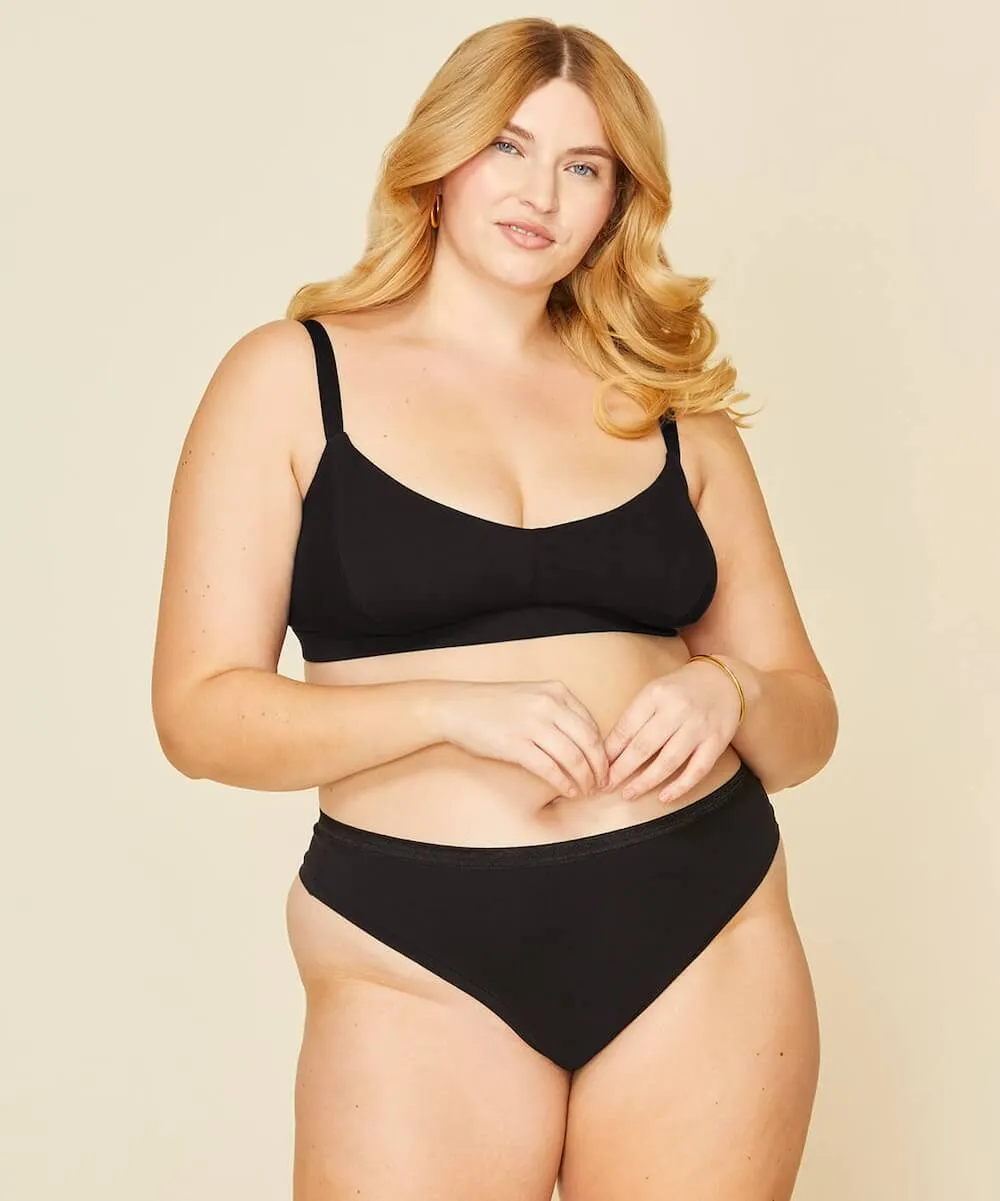 Organic Cotton New Triangle Soft Bra sold by Knickey