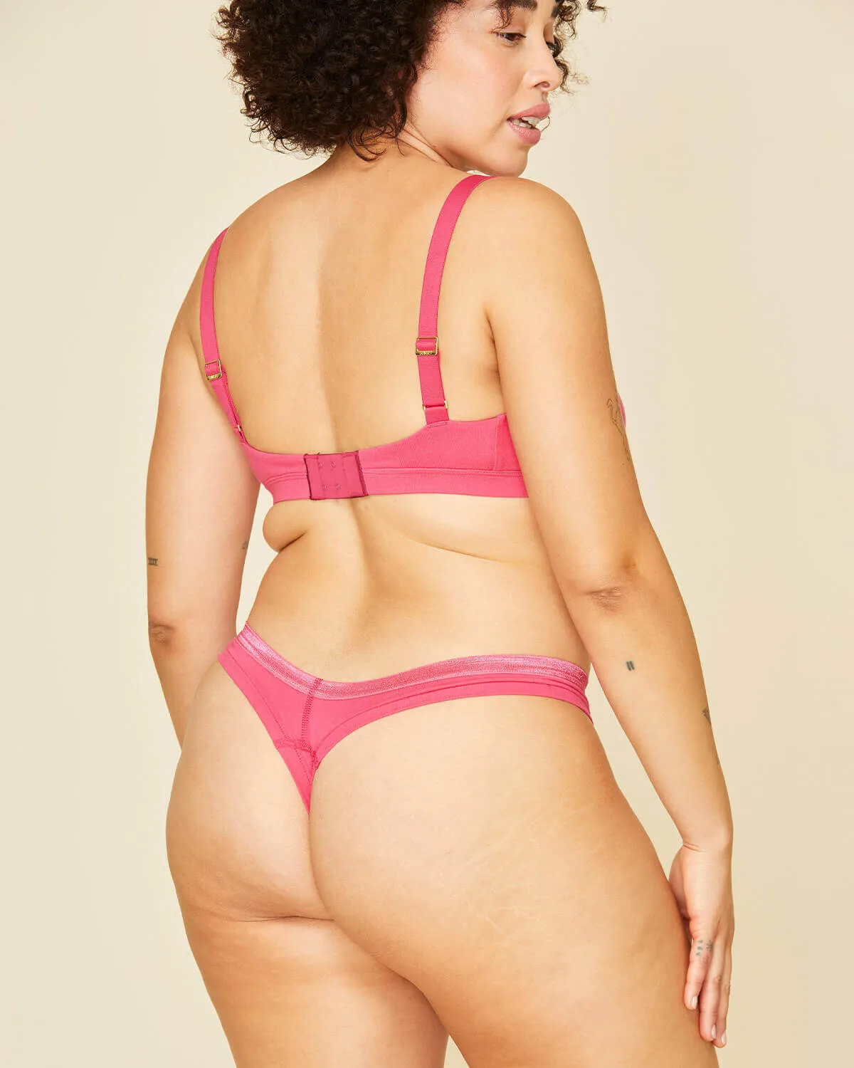 Organic Cotton Low-Rise Thong in Aurora 3-Pack sold by Knickey product image thumbnail 4