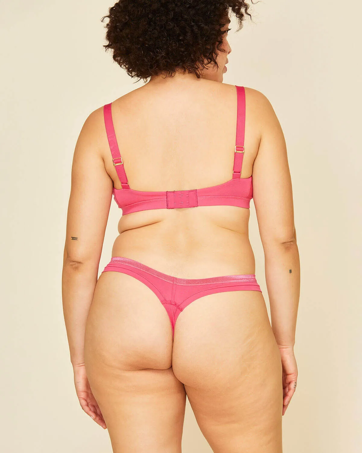 Organic Cotton Low-Rise Thong in Aurora 3-Pack sold by Knickey product image thumbnail 3