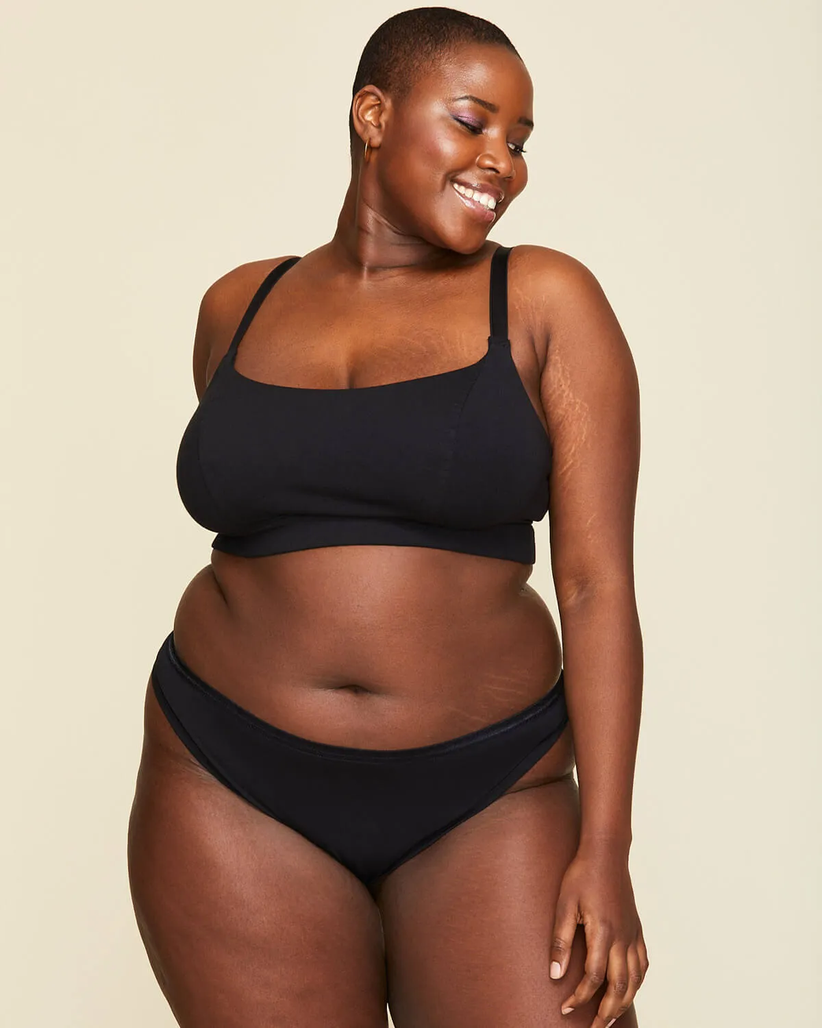 Organic Cotton Low-Rise Thong in Carbon Multi-Pack sold by Knickey product image thumbnail 2