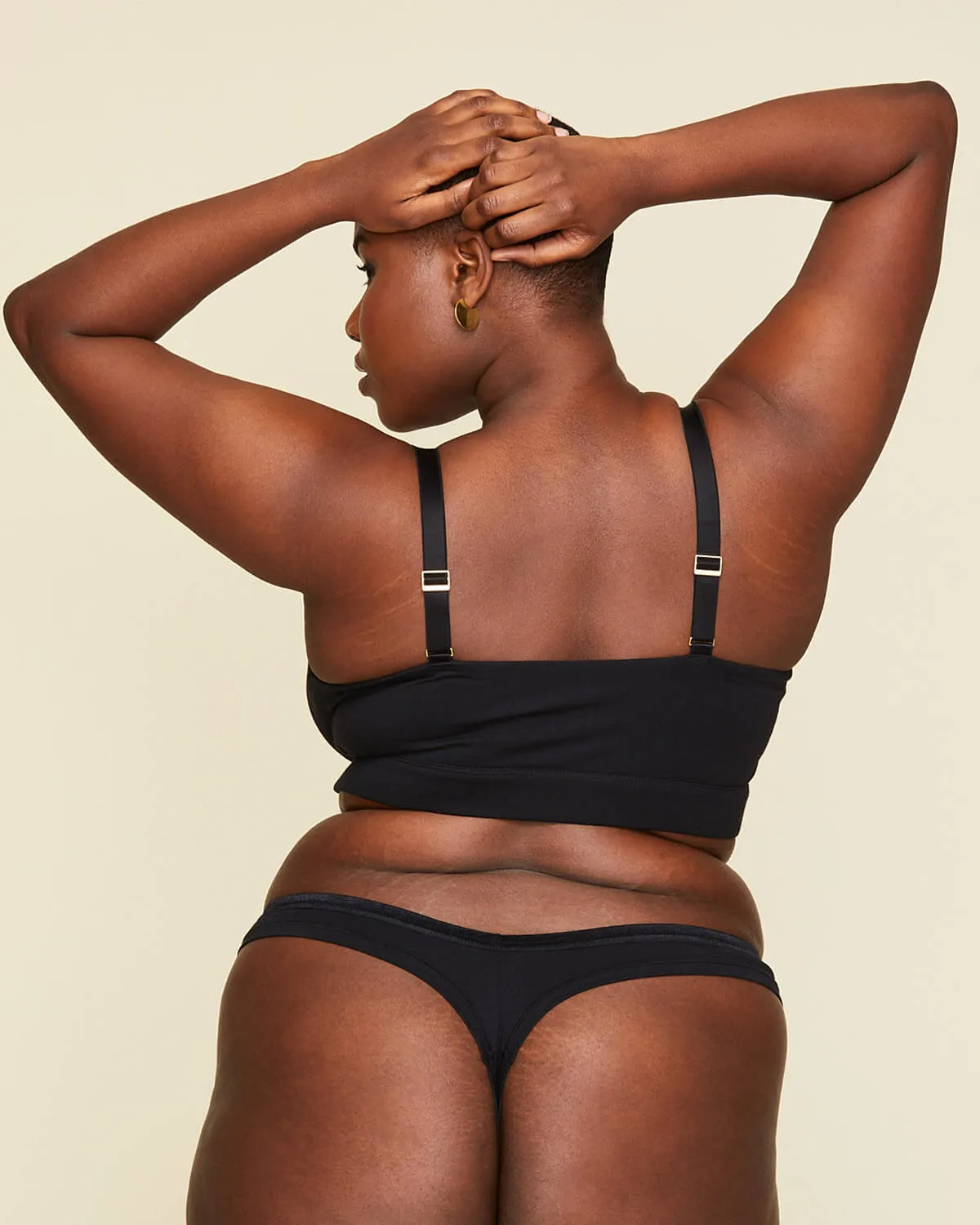 Organic Cotton Low-Rise Thong in Carbon Multi-Pack sold by Knickey product image thumbnail 5