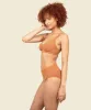 Organic Cotton Triangle Soft Bra in Carbon + Spice 2 Pack sold by Knickey