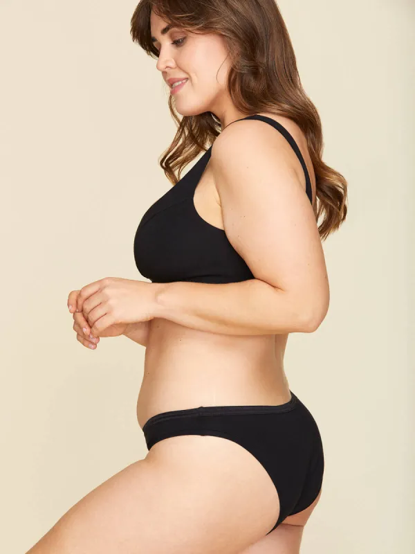 Organic Cotton Low-Rise Bikini sold by Knickey
