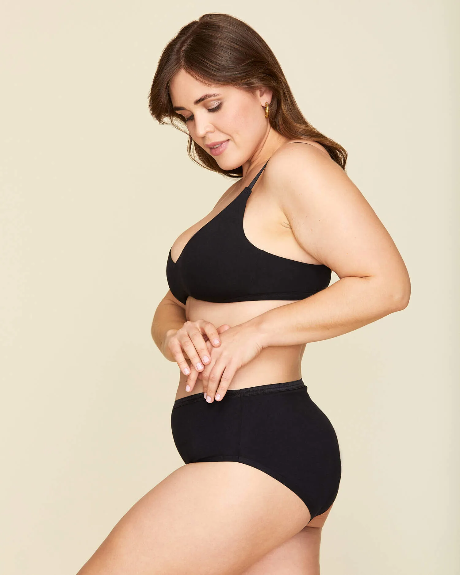 Organic Cotton Mid-Rise Brief in Carbon & Marine 2-Pack sold by Knickey product image thumbnail 3