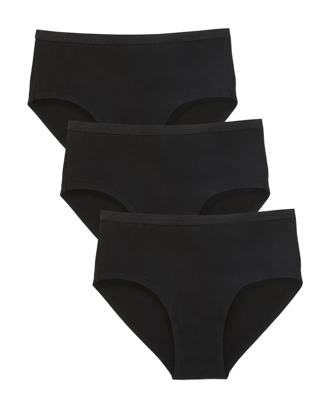 Amazon Mid-Rise Brief in Carbon 3-Pack sold by Knickey