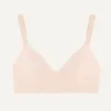 Organic Cotton Triangle Soft Bra in Quartz sold by Knickey