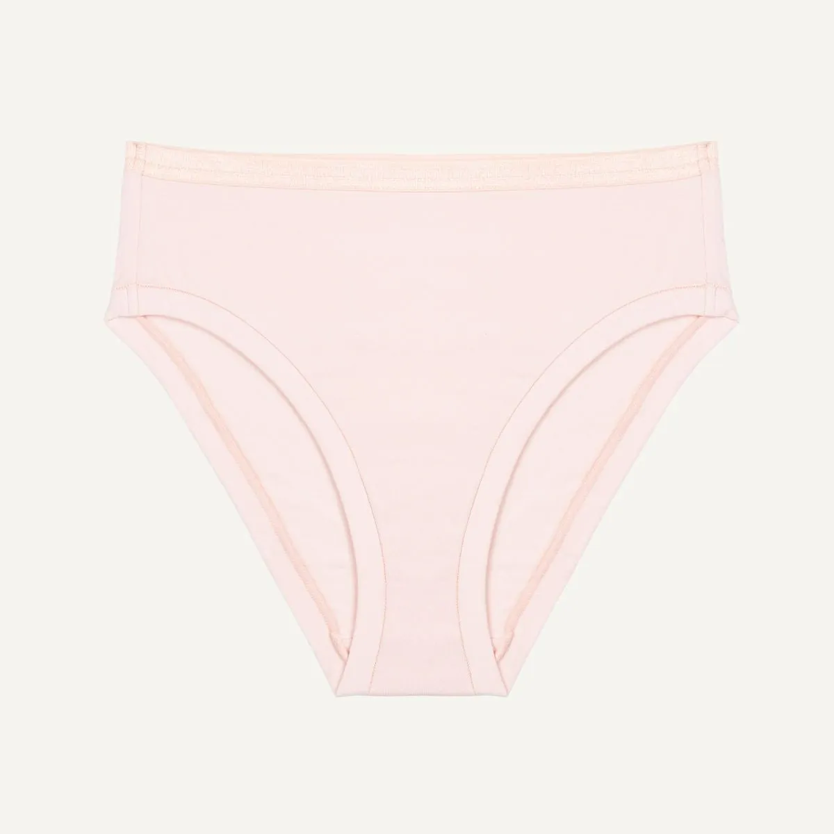 Organic Cotton Mid-Rise Bikini in Quartz sold by Knickey