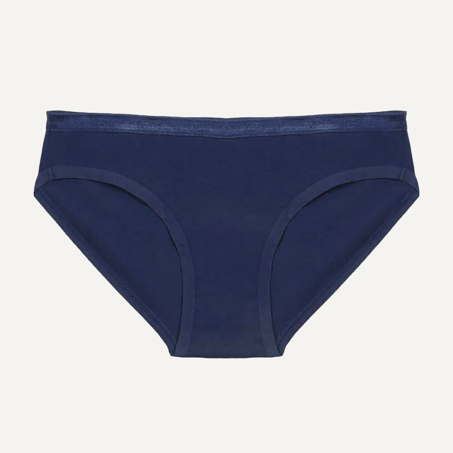 Organic Cotton Low-Rise Brief in Marine sold by Knickey
