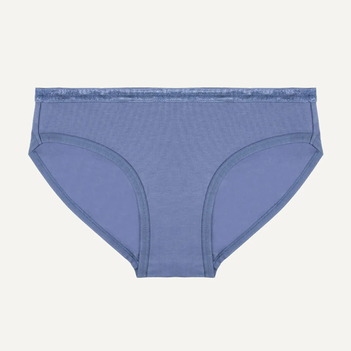 Organic Cotton Low-Rise Brief in Gale sold by Knickey