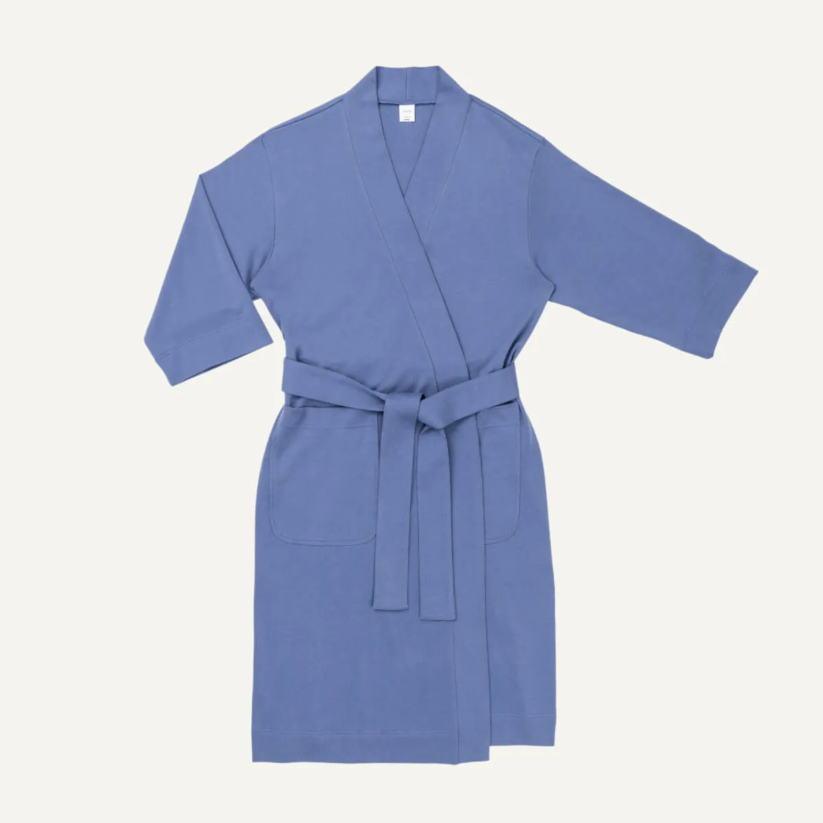 Organic Cotton Essential Robe in Gale sold by Knickey