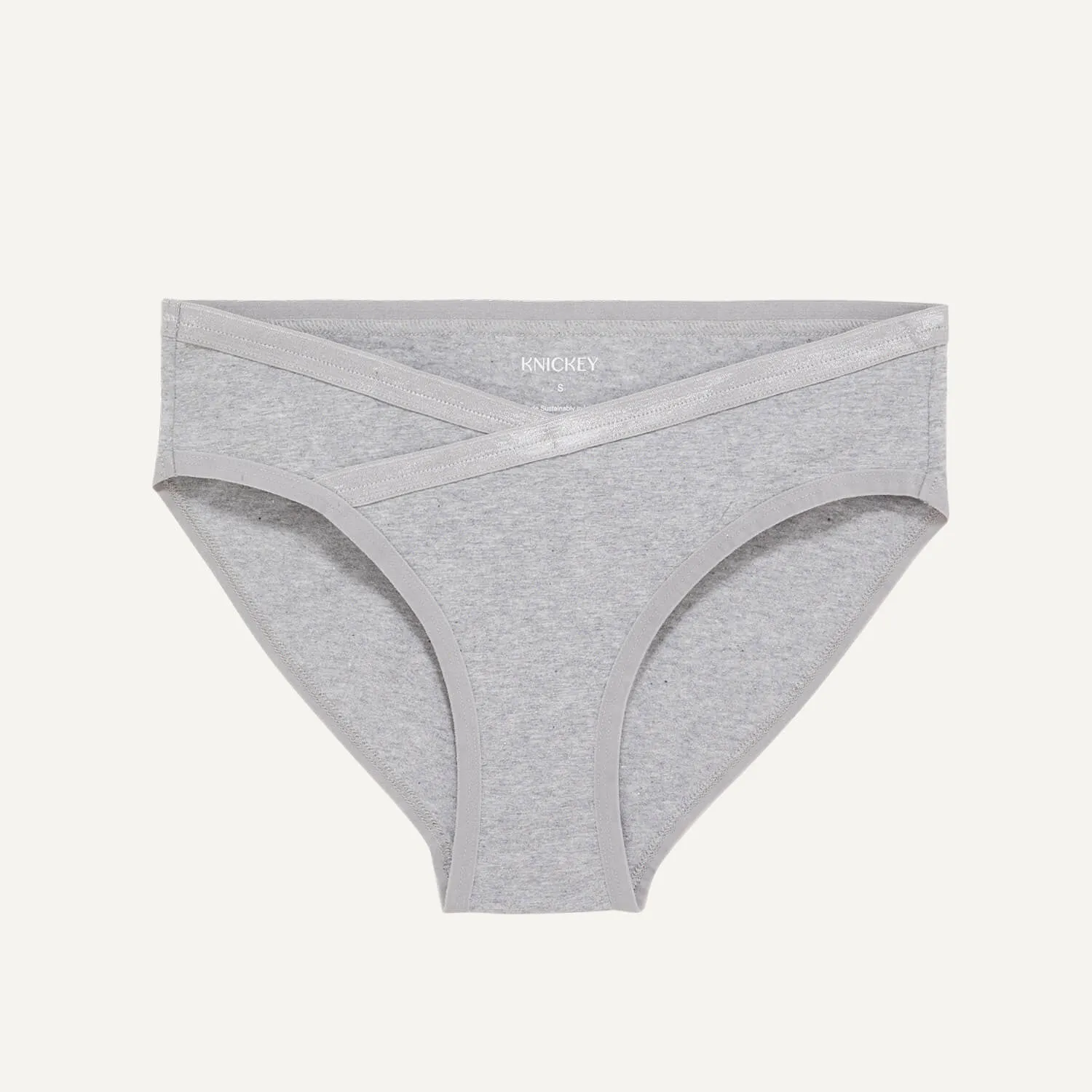 Organic Cotton Maternity Below-Belly Brief sold by Knickey product image thumbnail 4