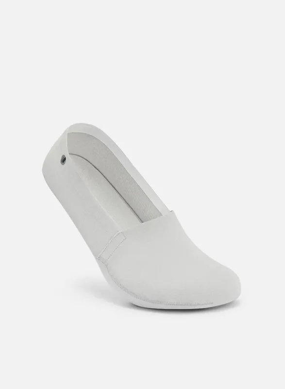 Ondo Organic Cotton No Show Socks in Mirage Gray sold by Koio
