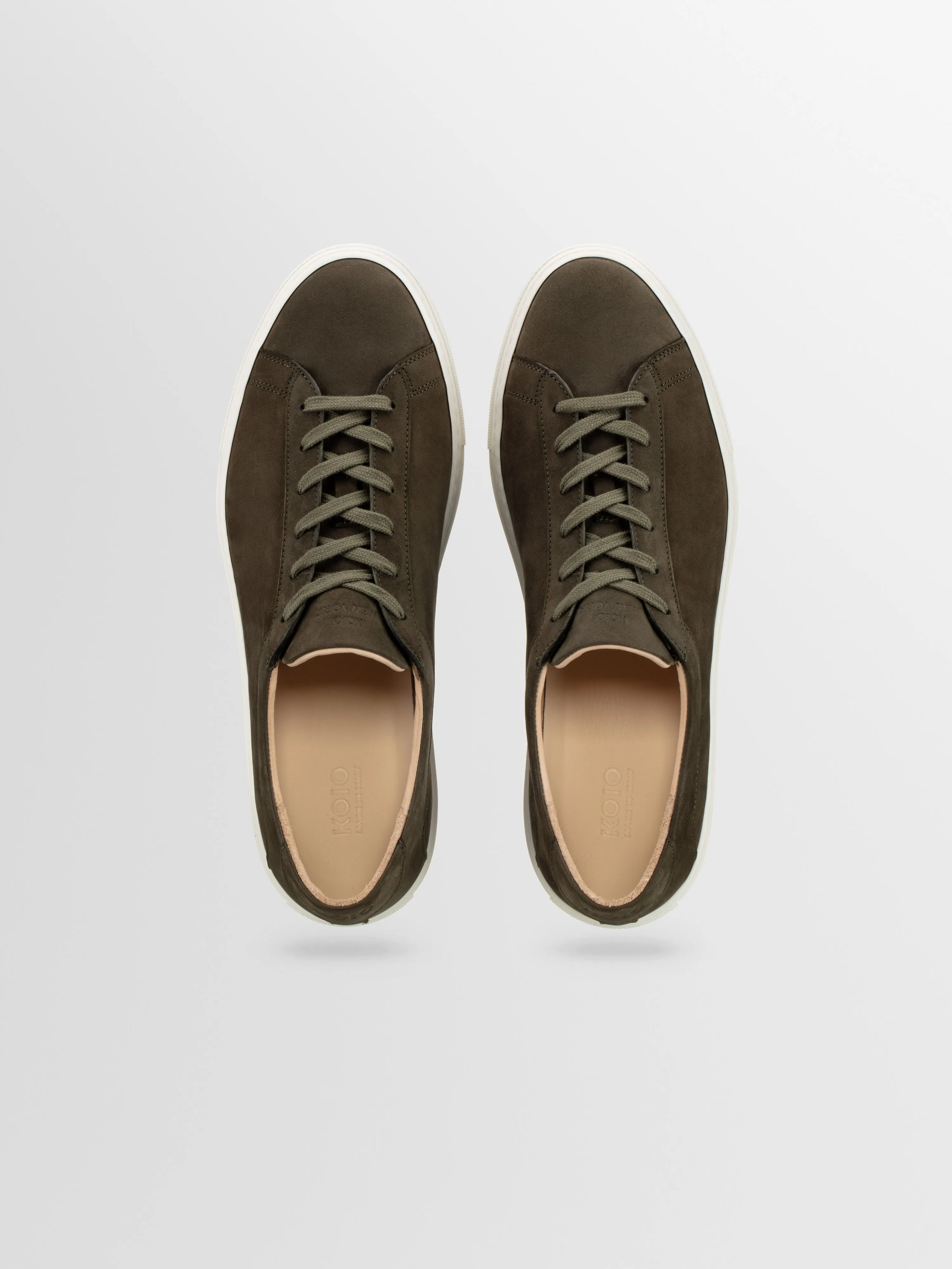 Capri Nubuck Sneaker in Fern sold by Koio product image thumbnail 3