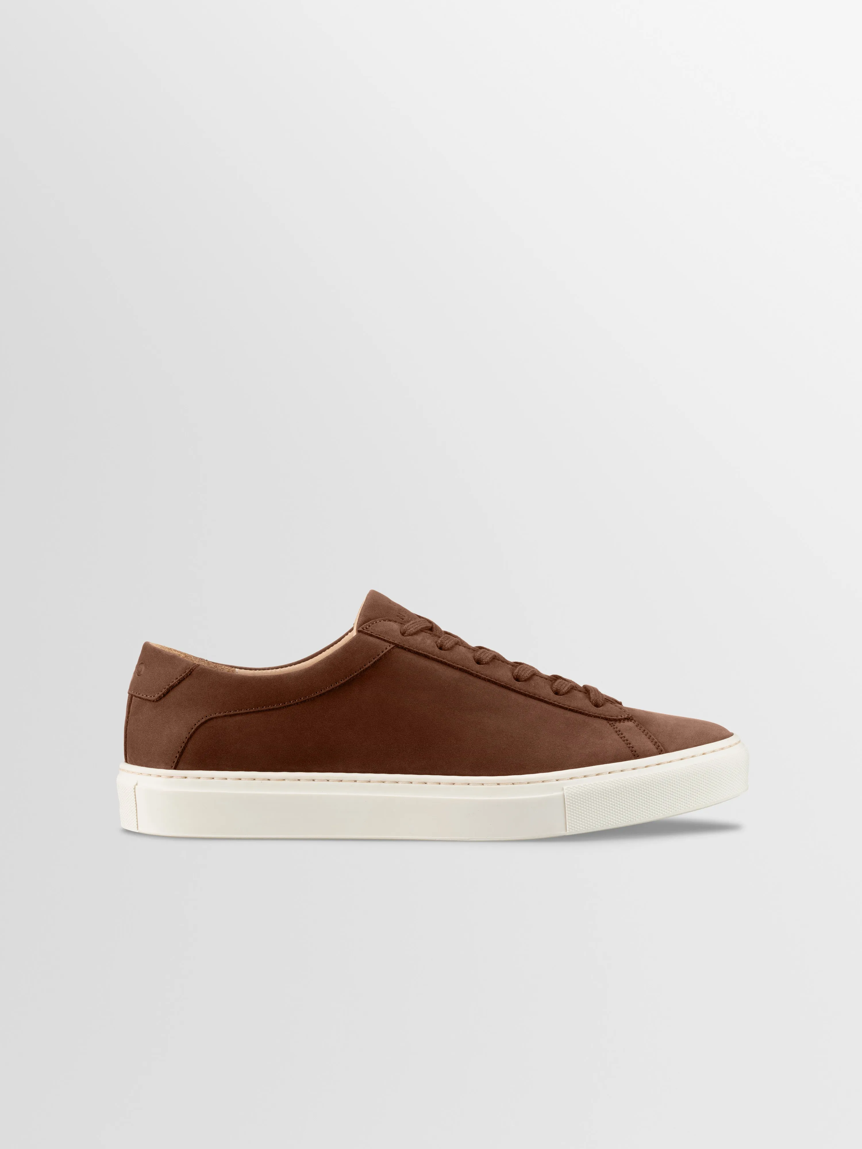 Capri Nubuck Sneaker in Cognac sold by Koio