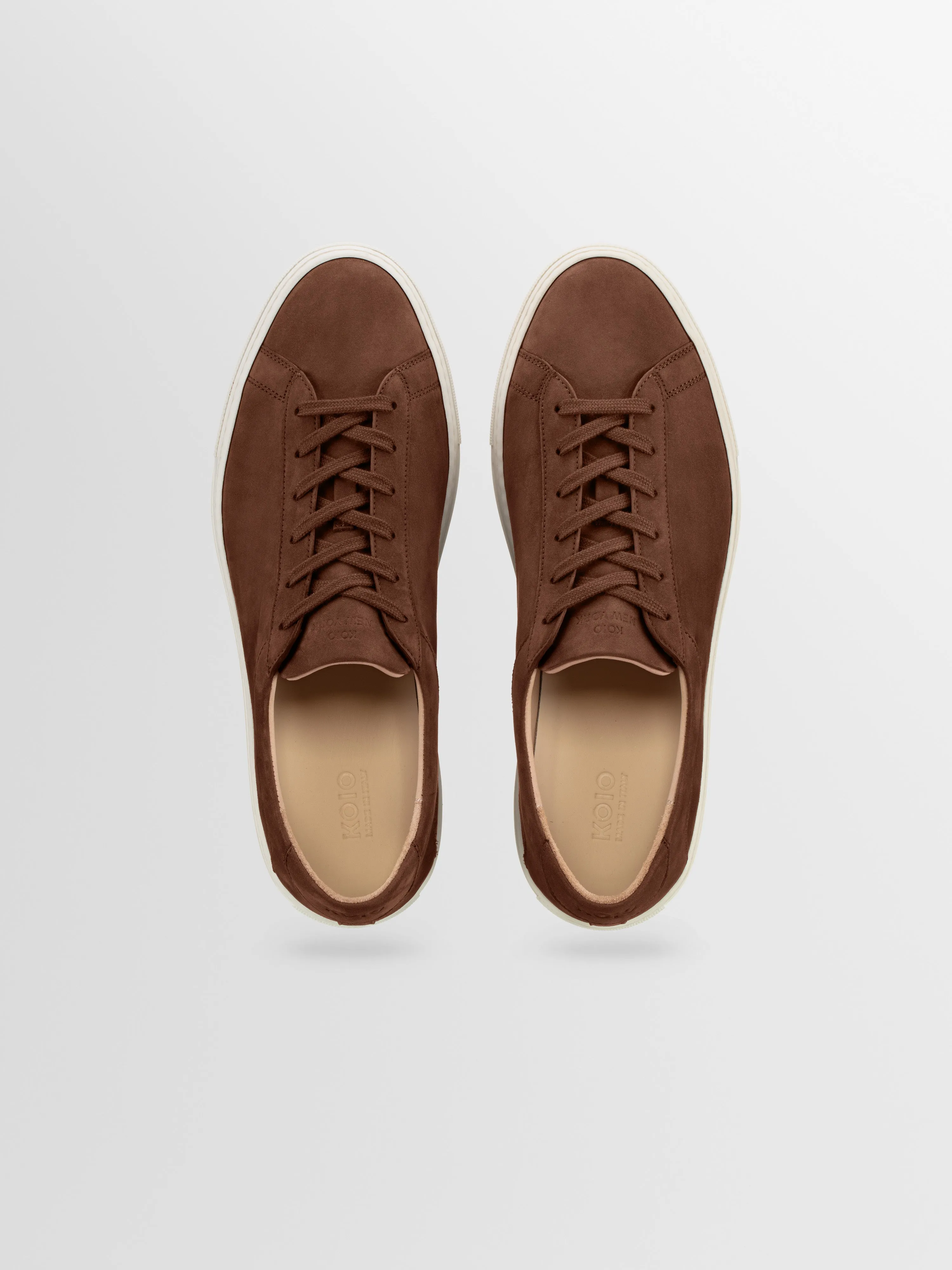 Capri Nubuck Sneaker in Cognac sold by Koio product image thumbnail 3