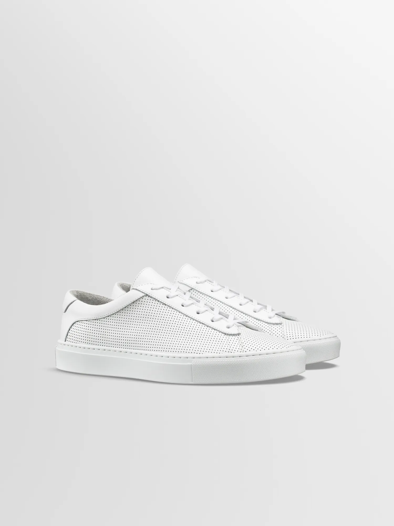 Capri in Triple White Perforated sold by Koio product image thumbnail 2