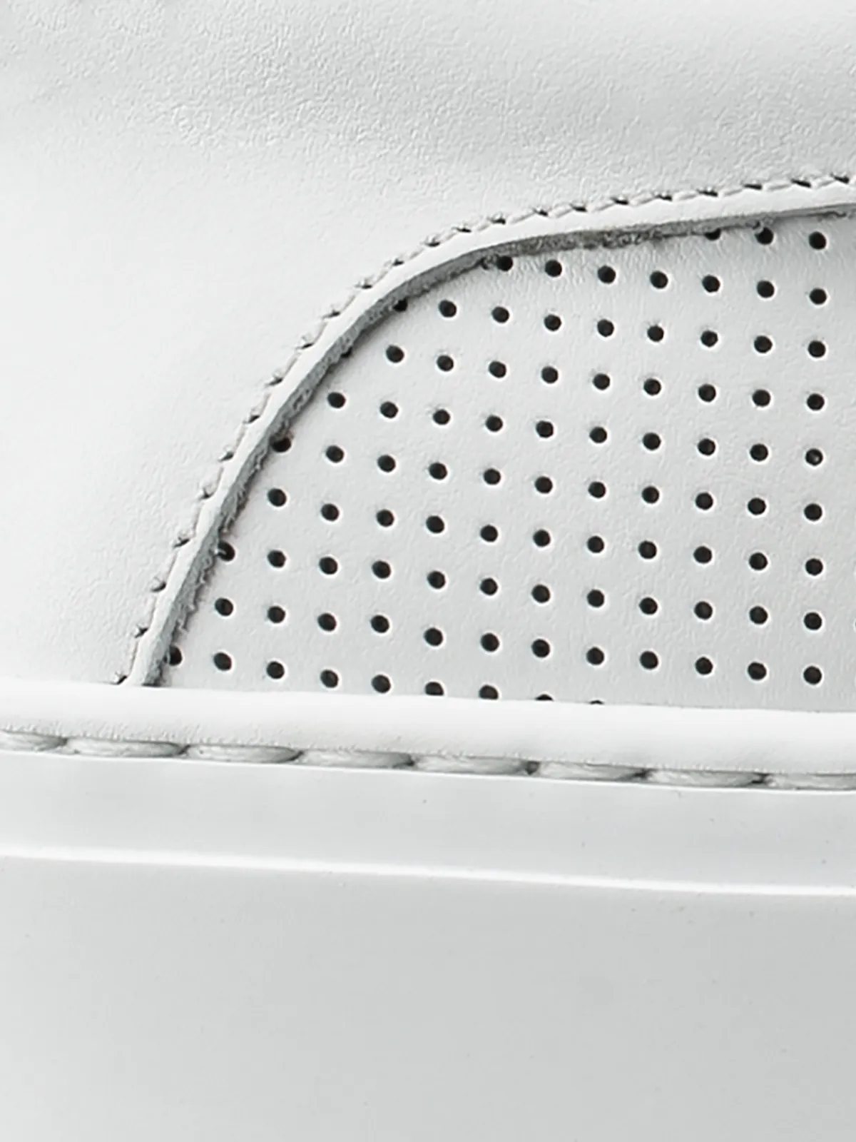 Capri in Triple White Perforated sold by Koio product image thumbnail 5