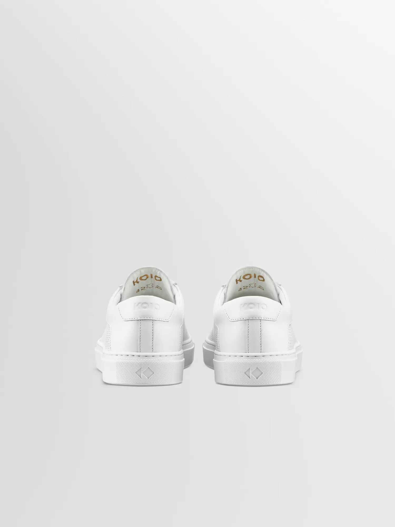 Capri in Triple White Perforated sold by Koio product image thumbnail 4