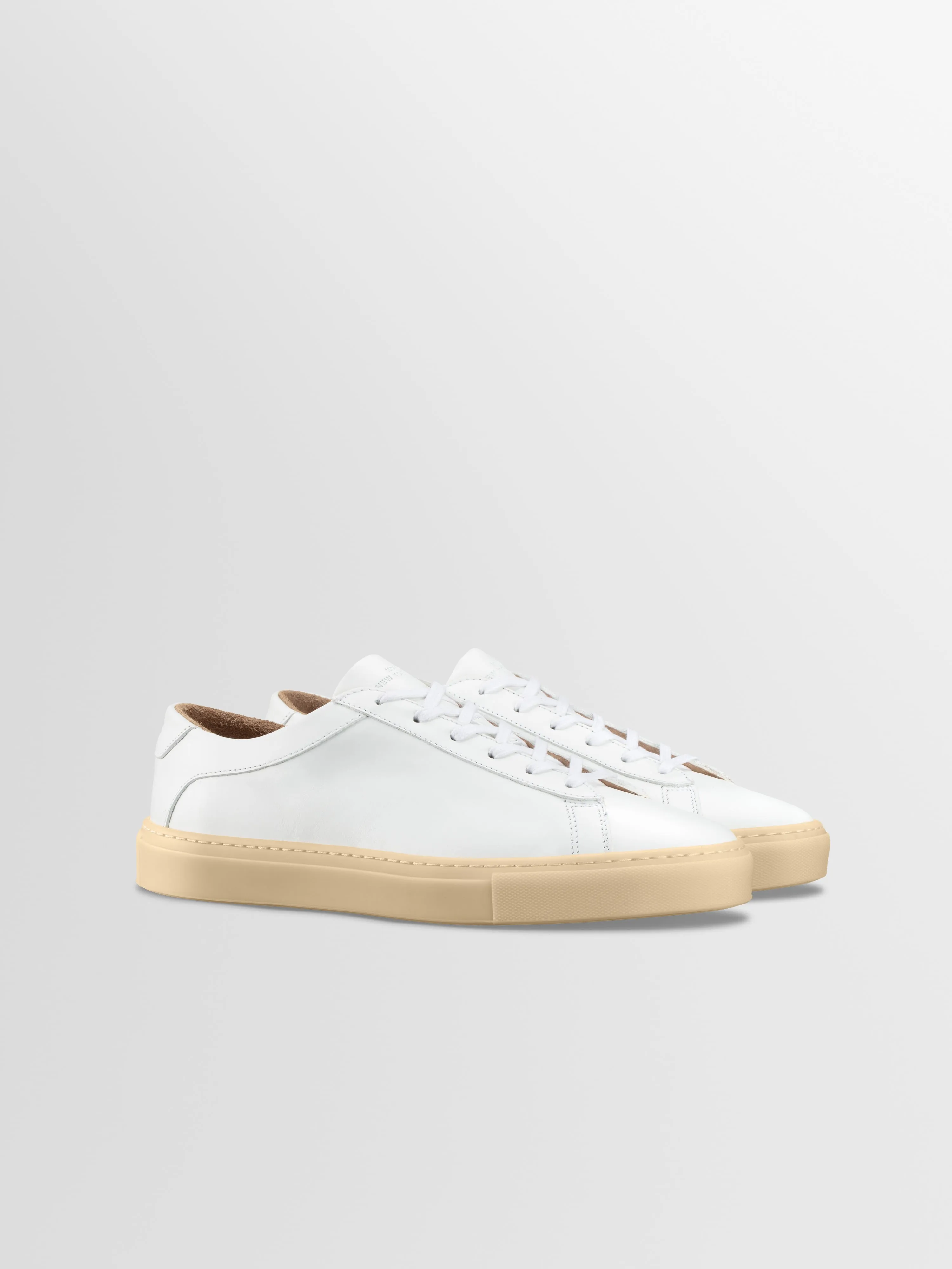Capri Leather Sneaker in White Light Gum sold by Koio product image thumbnail 2