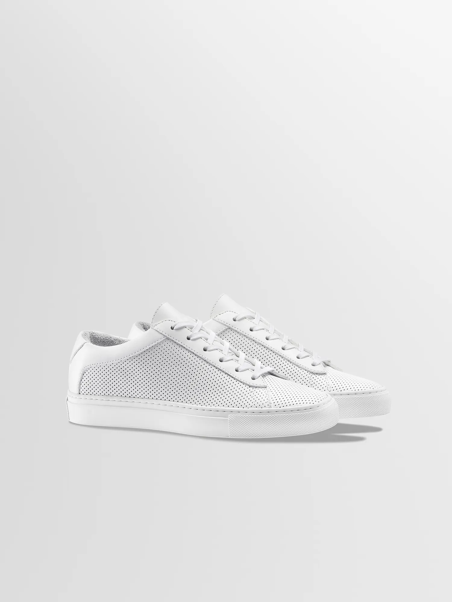 Capri in Triple White Perforated sold by Koio product image thumbnail 2
